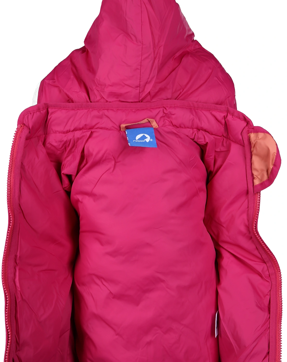 Steppjacke VANUKAS AIR mit Zipfelkapuze in terracotta/berry