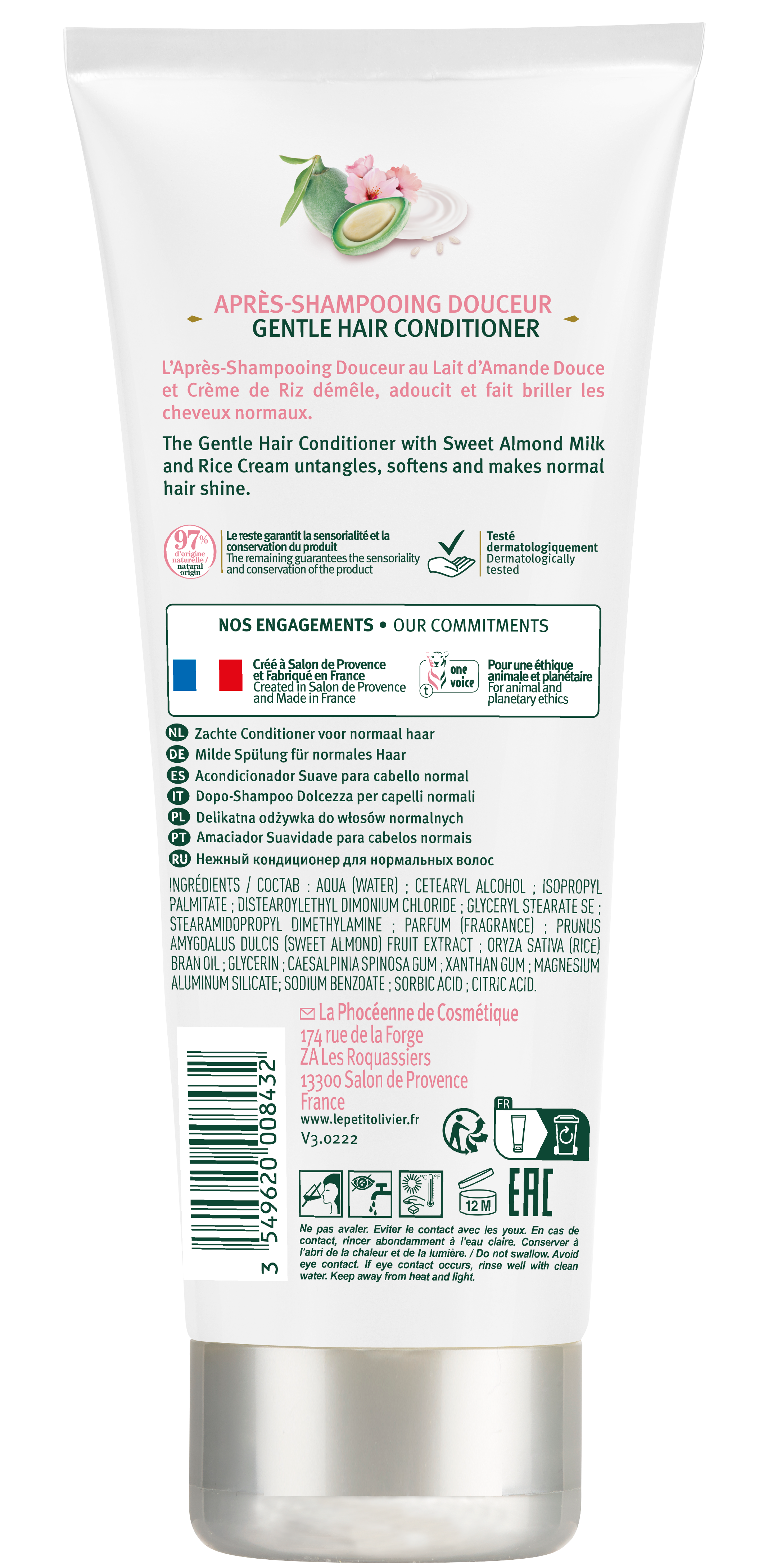 LE PETIT OLIVIER Pflegespülung<br>200 ml, mild