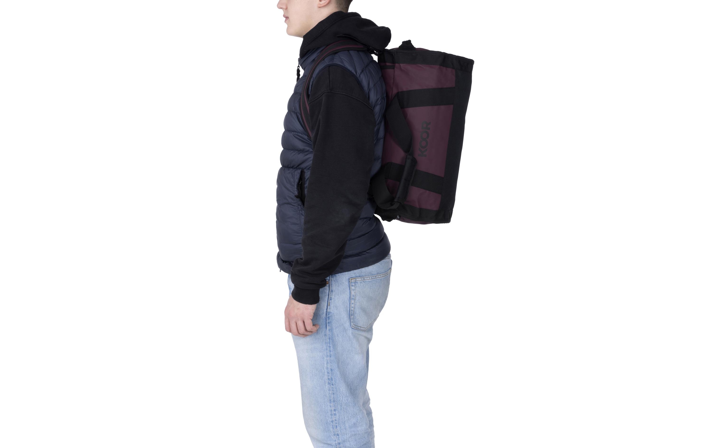 Duffle Bag Sooma 30 l, MaroonWasserabweisende Reisetasche
