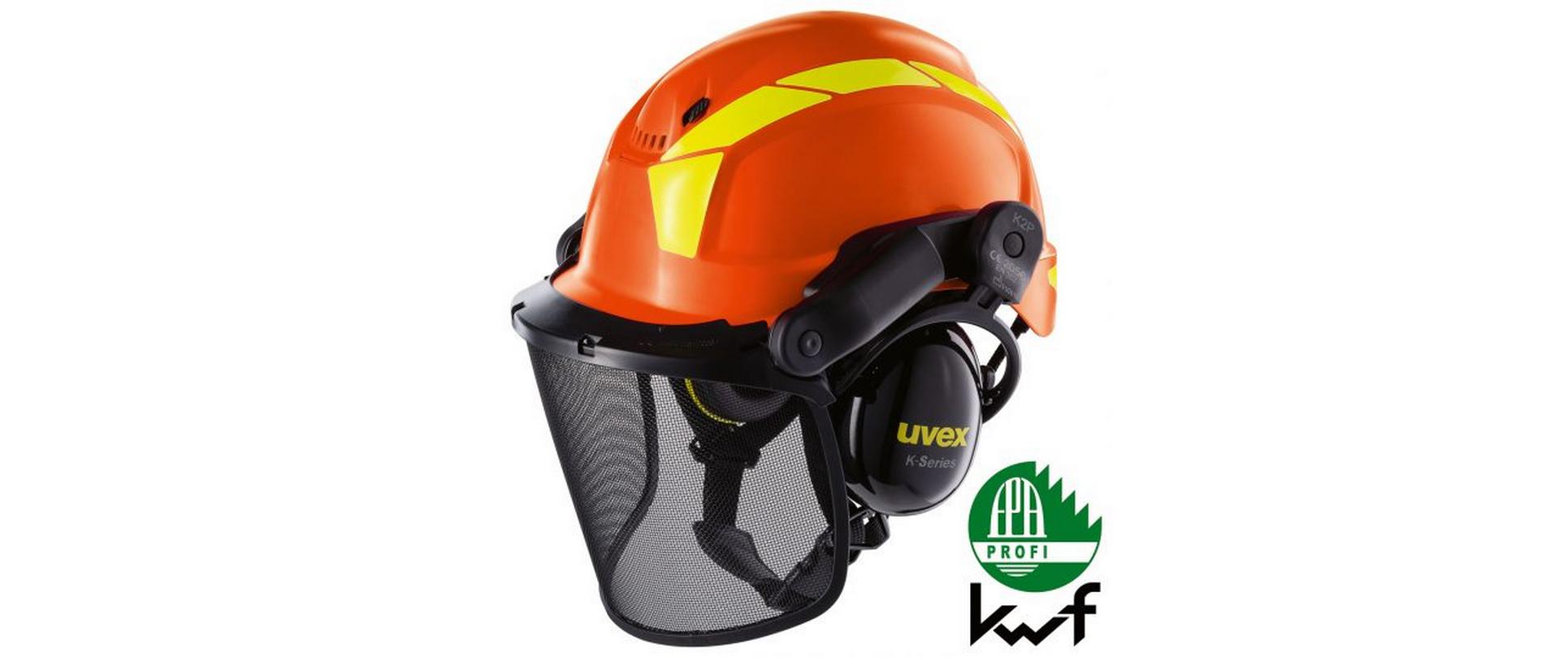 Schutzhelm Pheos Forestry, Orange<br>Forsthelm Komplettset