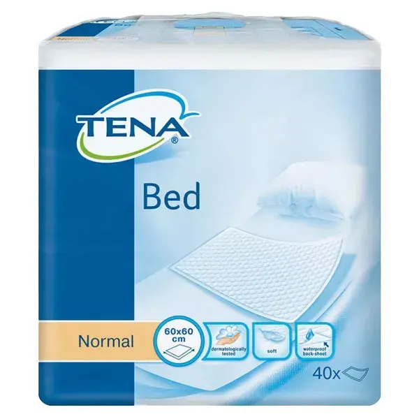 Protetor de colchão Tena Bed Standard 60x60cm - 40 unidades