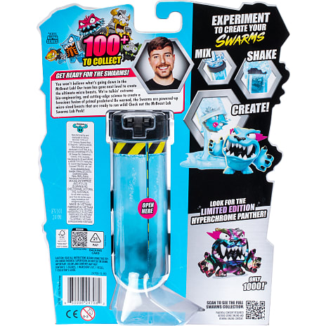 Beast Lab laboratorie figurer 5-pak