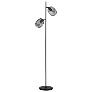 KARWEI vloerlamp Vic zwart ø38,5x150cm