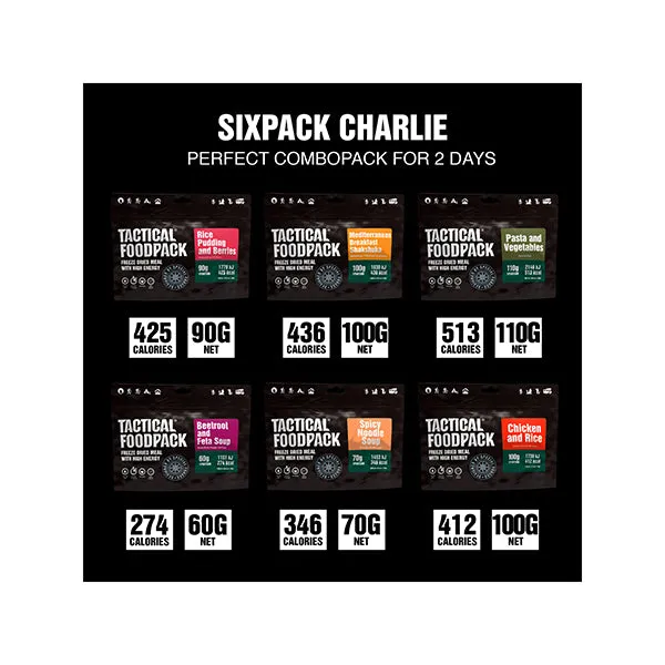 Tactical Foodpack -  Six Pack Charlie