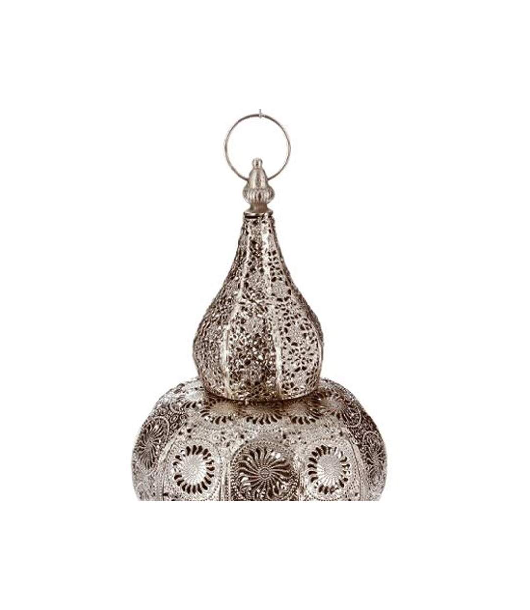 Lanterne à Suspendre Métal Fès 55cm Argent