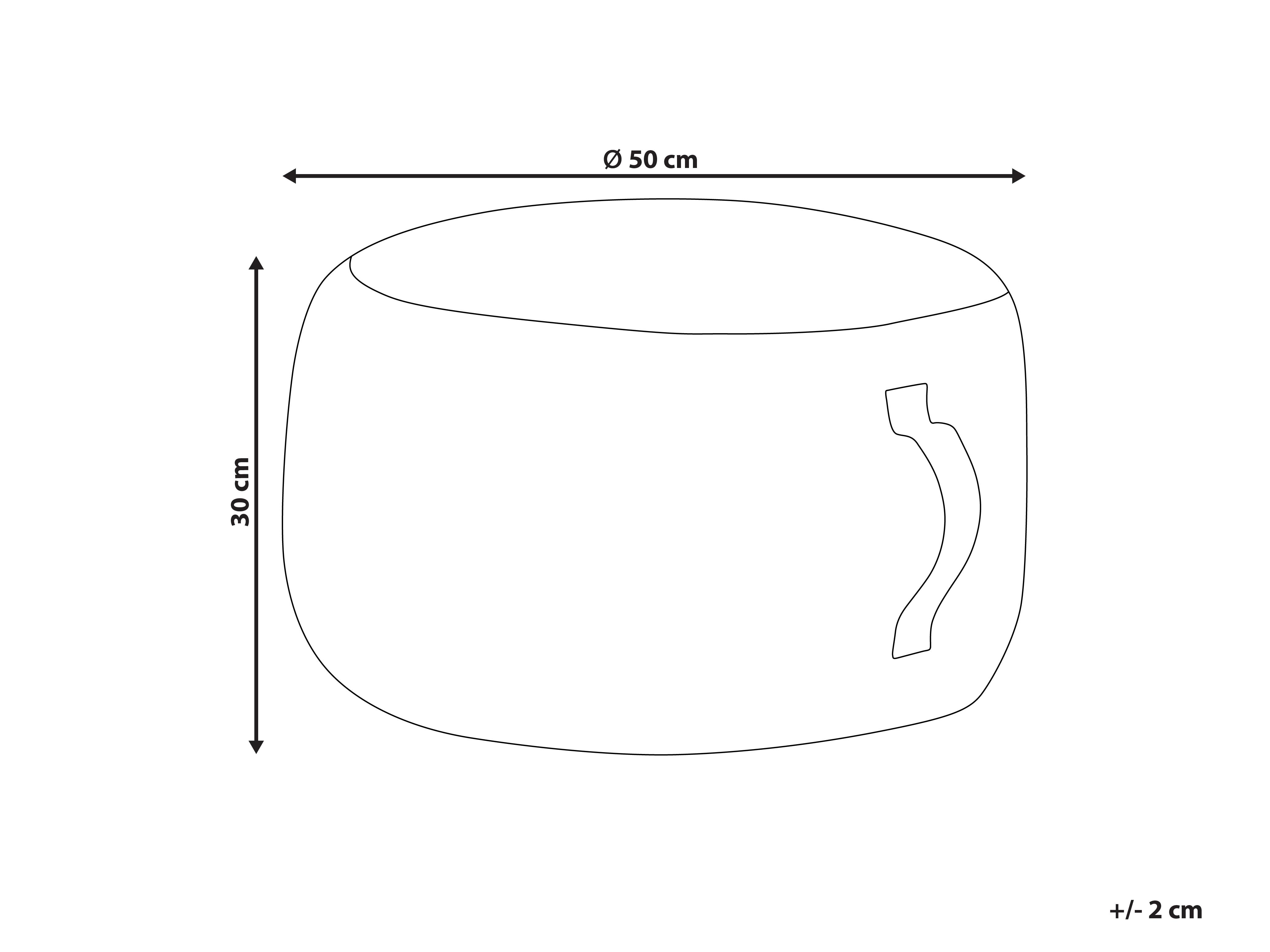 Poef KAWAI Katoen Oranje