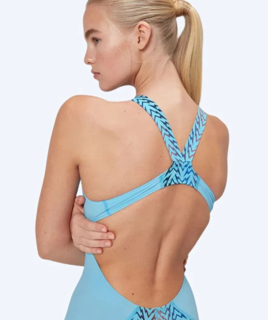 Speedo konkurrence badedragt til damer - LZR Ignite - Blå/orange