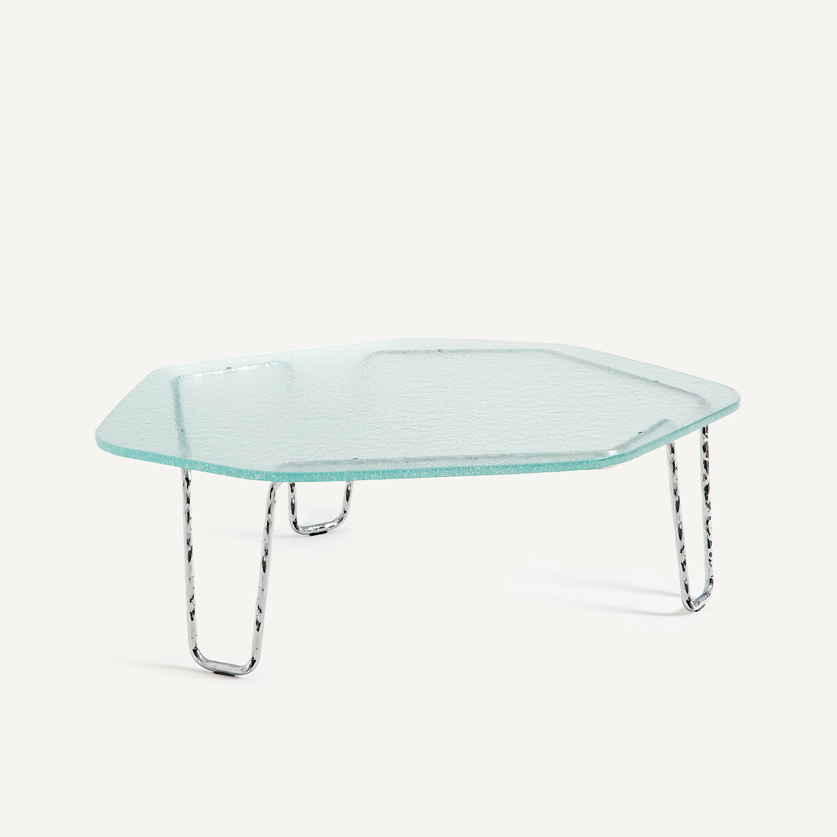 OTTO STUDIO PARA AM.PM<br>Mesa de centro em vidro e ferro, 33 cm de altura, Oasis