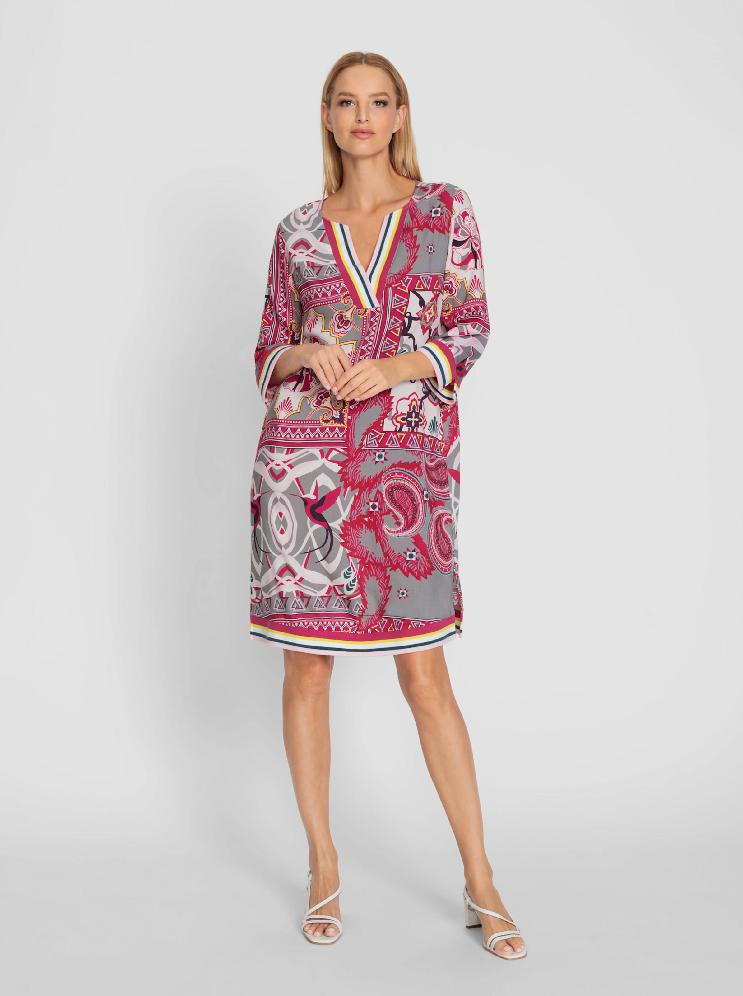 Druck-Kleid