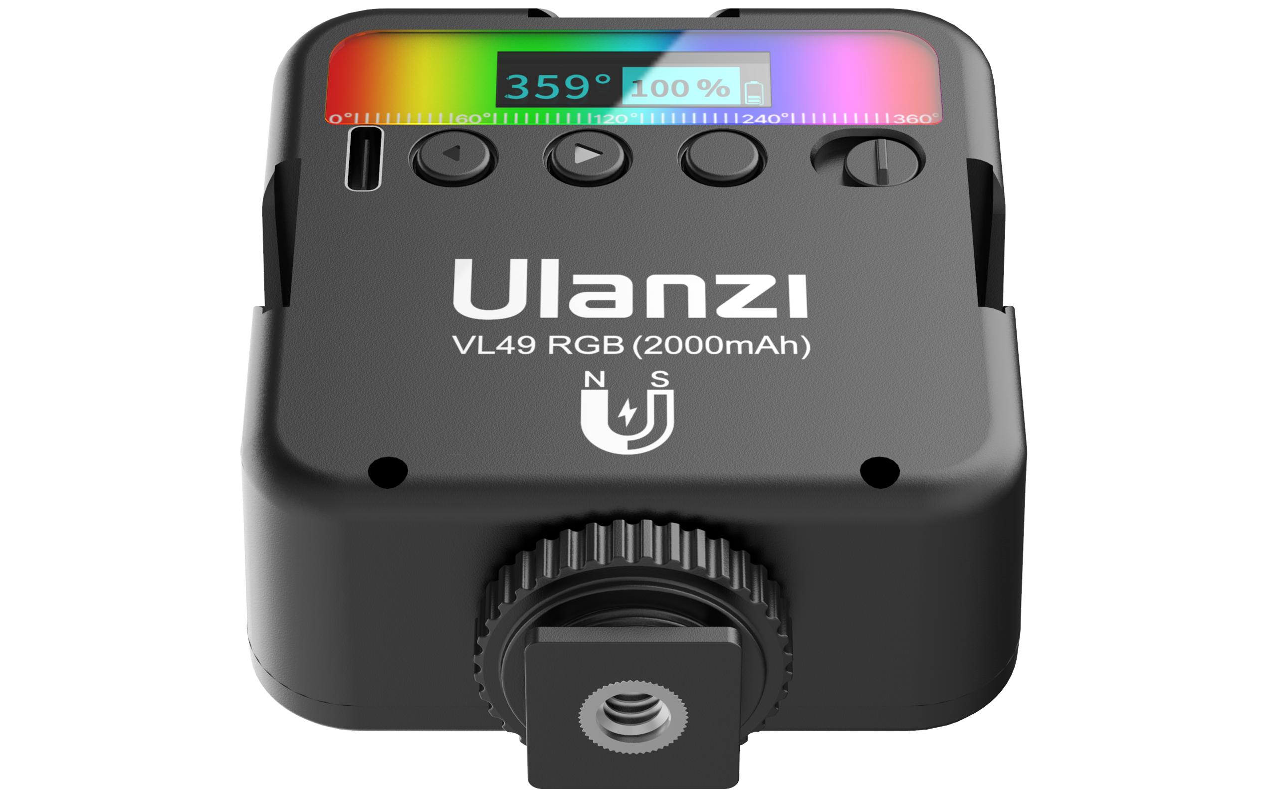 Videoleuchte VL49 RGBKompaktes Mini-Licht mit Spezialeffekten