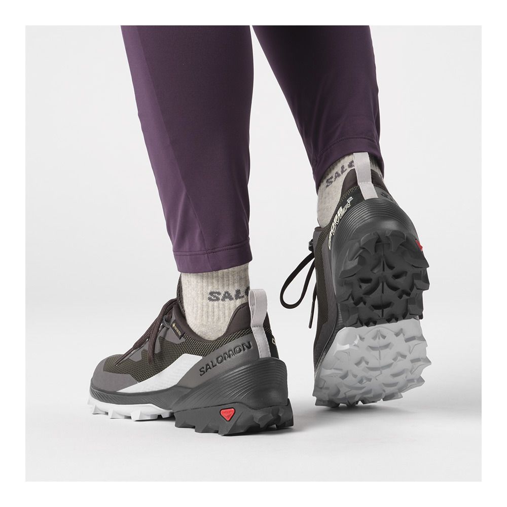 Salomon CROSS OVER 2 GTX - Chaussures randonné Femme magnet/phantom/pearl blue