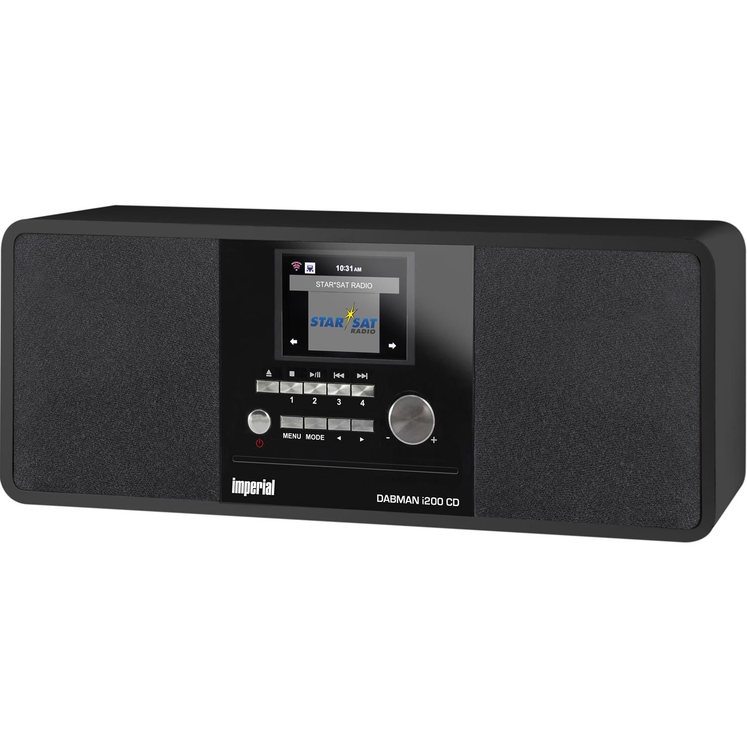 IMPERIAL DABMAN i200 DAB+ internetradio met CD-speler - Black