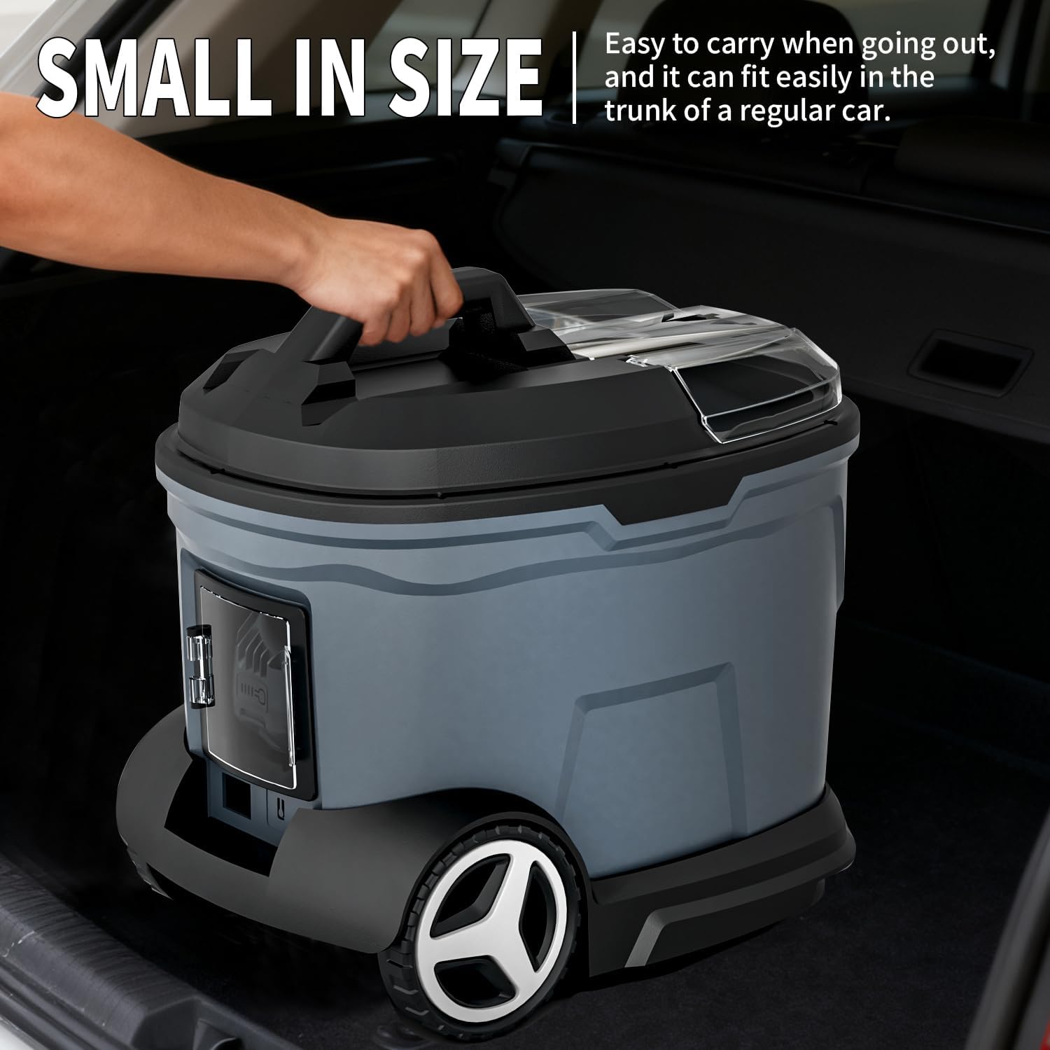 Akku hochdruckreiniger, 20 L hochdruckreiniger mit wassertank, debiet: 4 L/min, max. 60 bar, nachhaltige Arbeit: 40-45 Minuten, 4000 mAh accu x 2, Ladegerät x 2, schuimsproeier, 5 m Slang