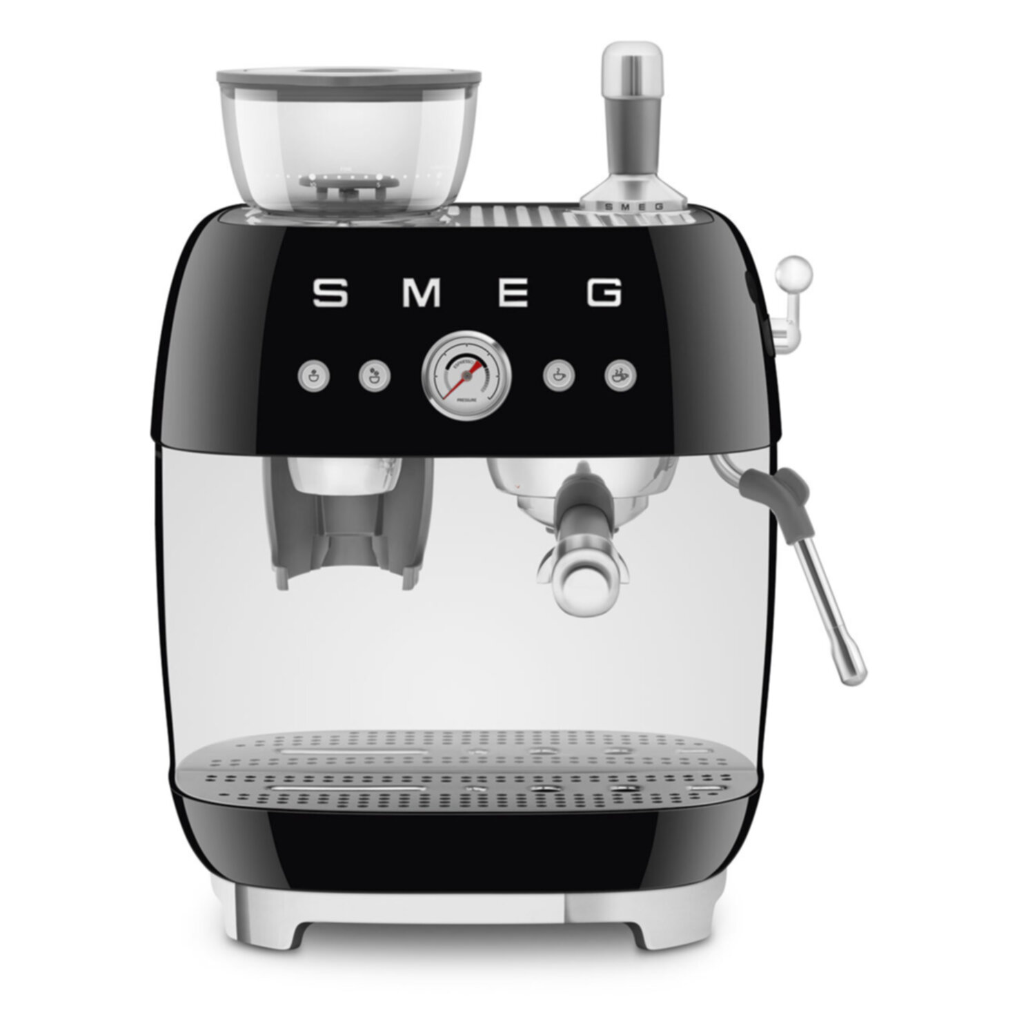 Smeg Espressomaschine EGF03BLEU Schwarz