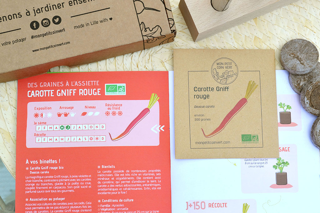 Coffret de jardinage thématique 