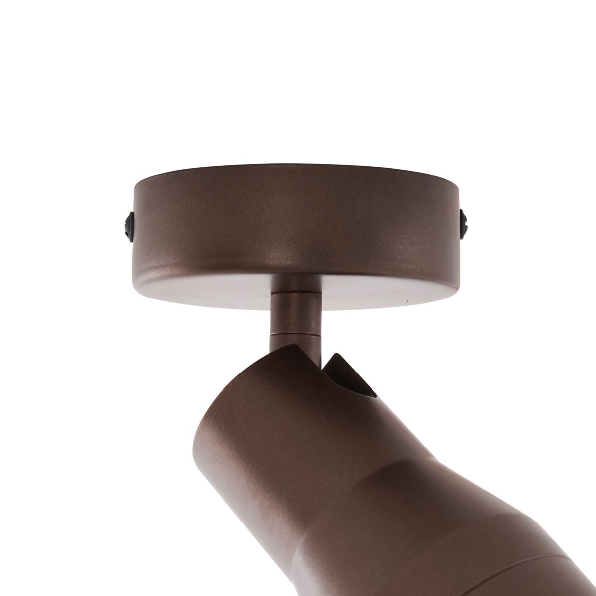 Moderne plafondspot donker brons GU10 50mm rond - Stanley