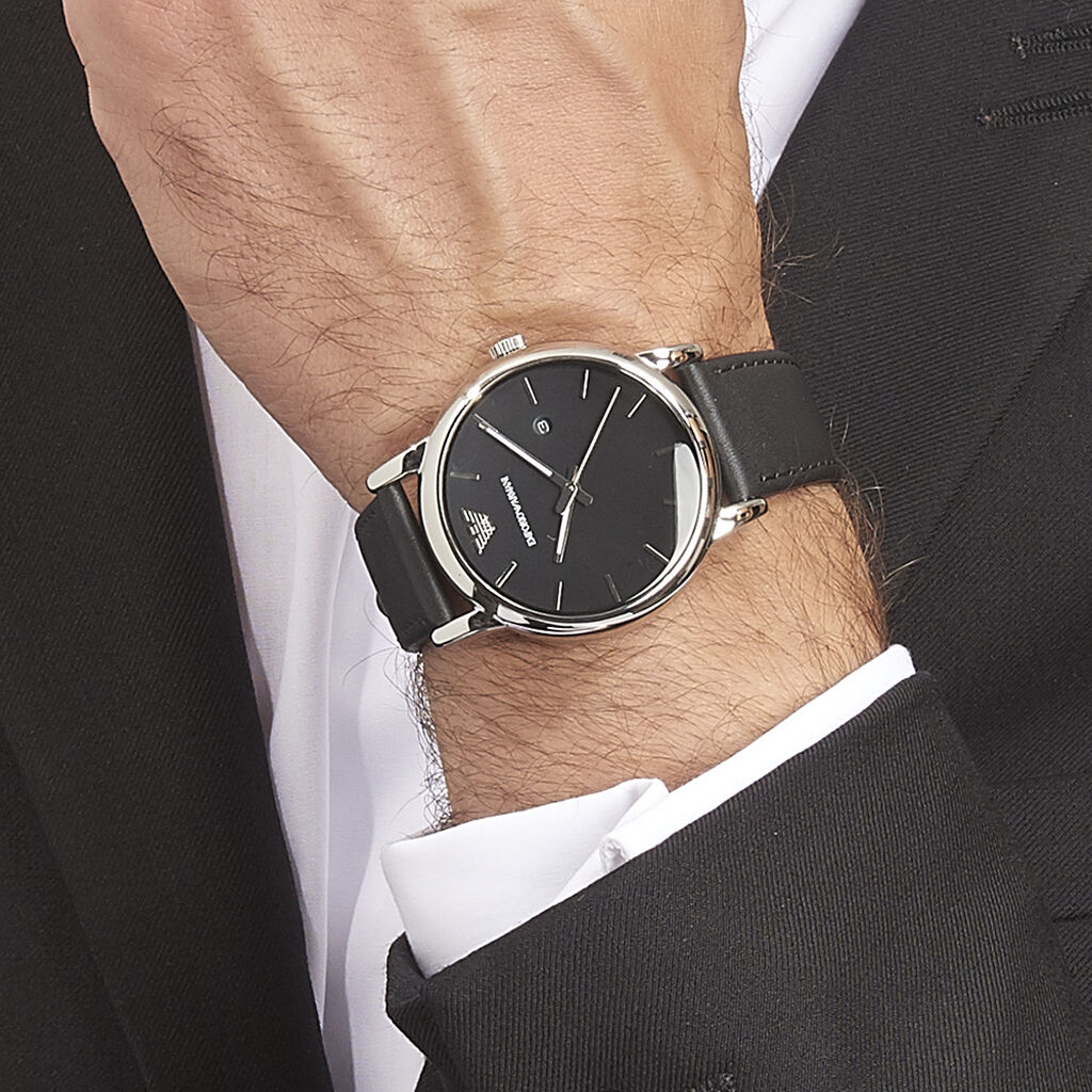 Montre Emporio Armani Noir