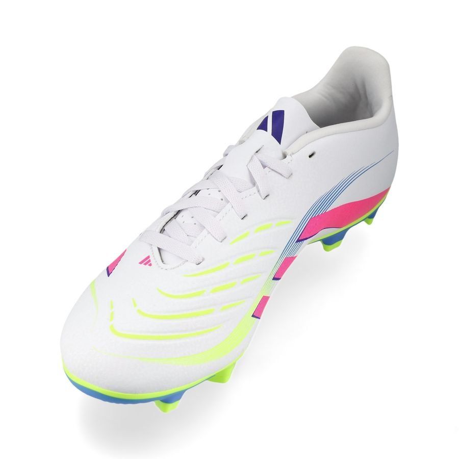 adidas Predator Club FxG Celestial Victory - Blanc/Lucid Pink/Lucid Lemon