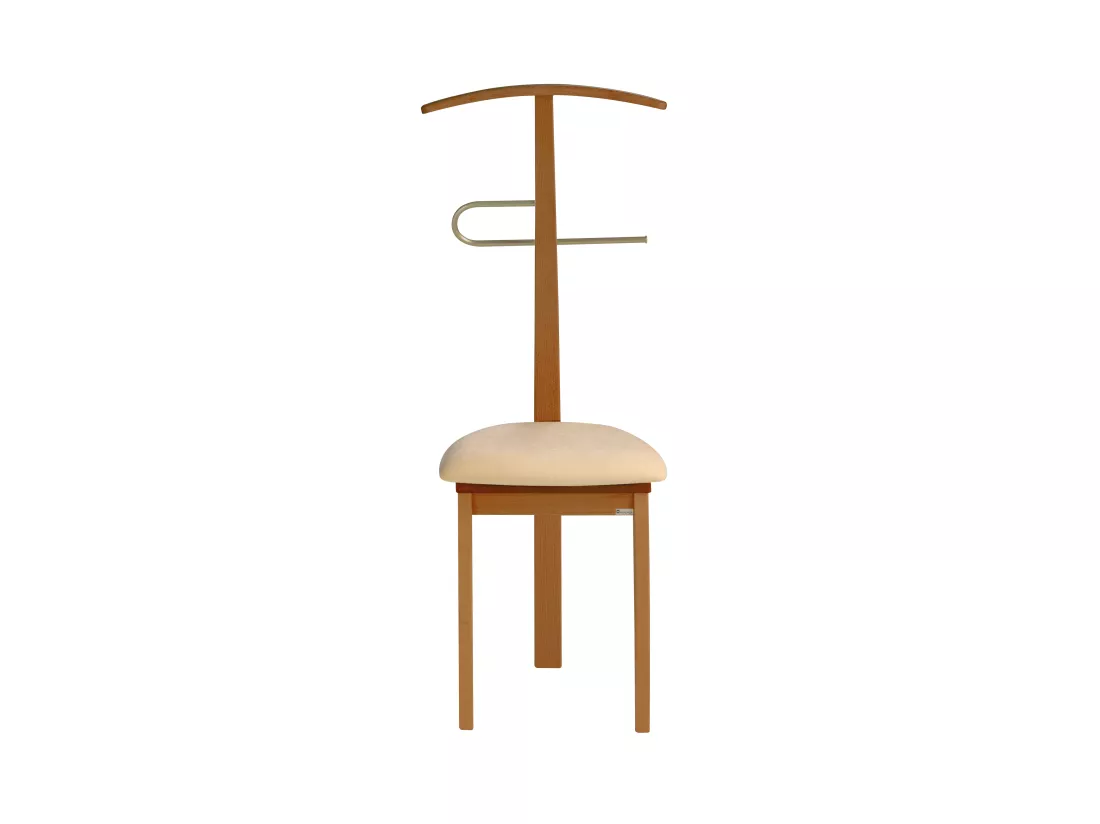 Valet de nuit - H108cm x L46cm x P44cm - hêtre massif cerisier - Stilizzato