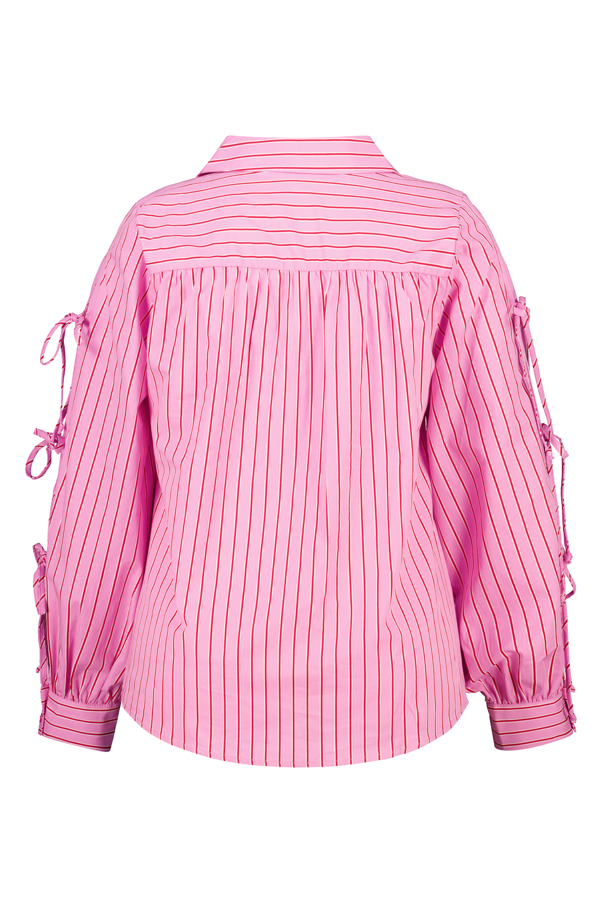 Blouse met strikdetail Multi Pink