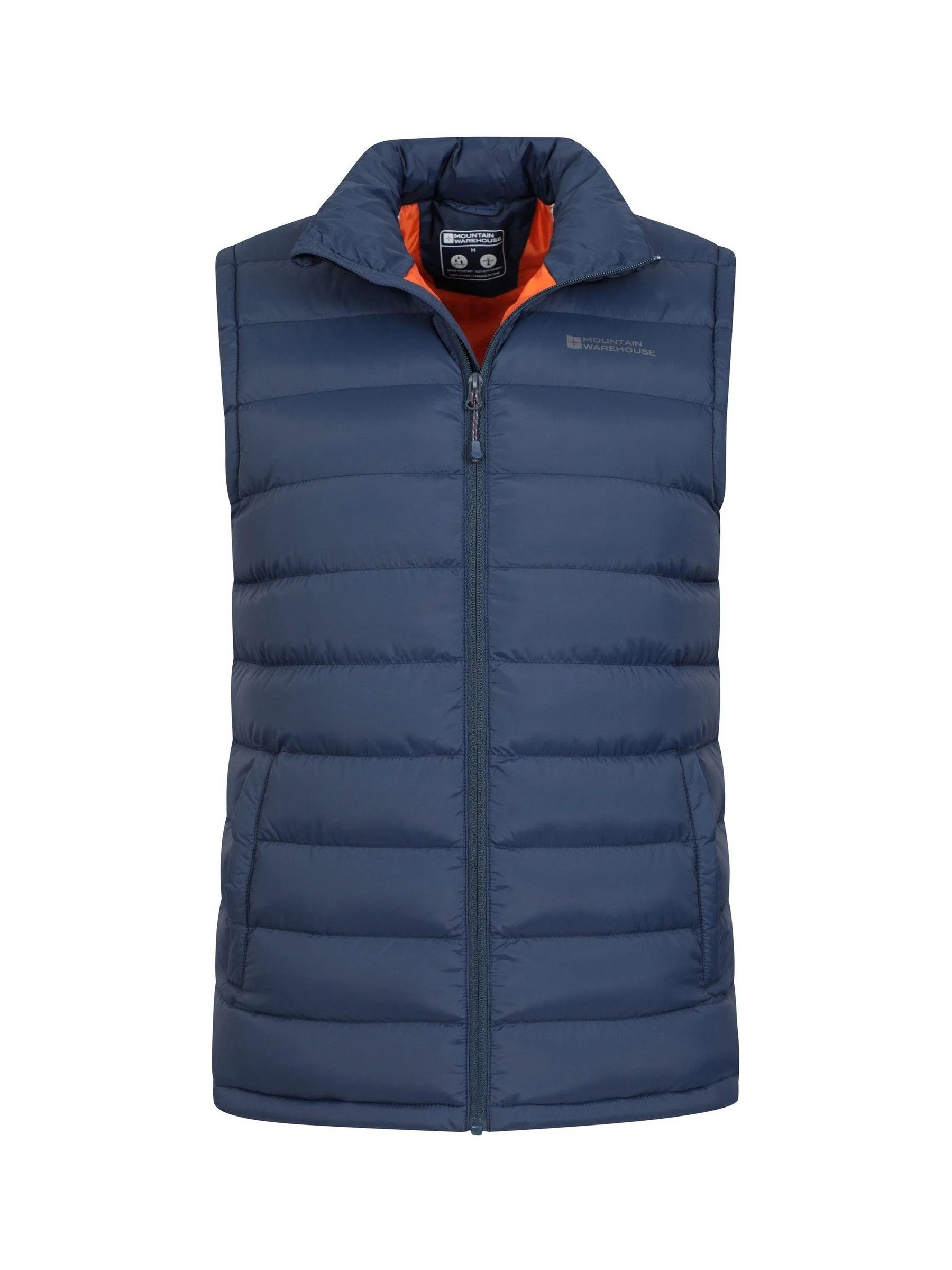 Lichtblauw - Mountain Warehouse - Gewatteerde Seasons bodywarmer voor heren