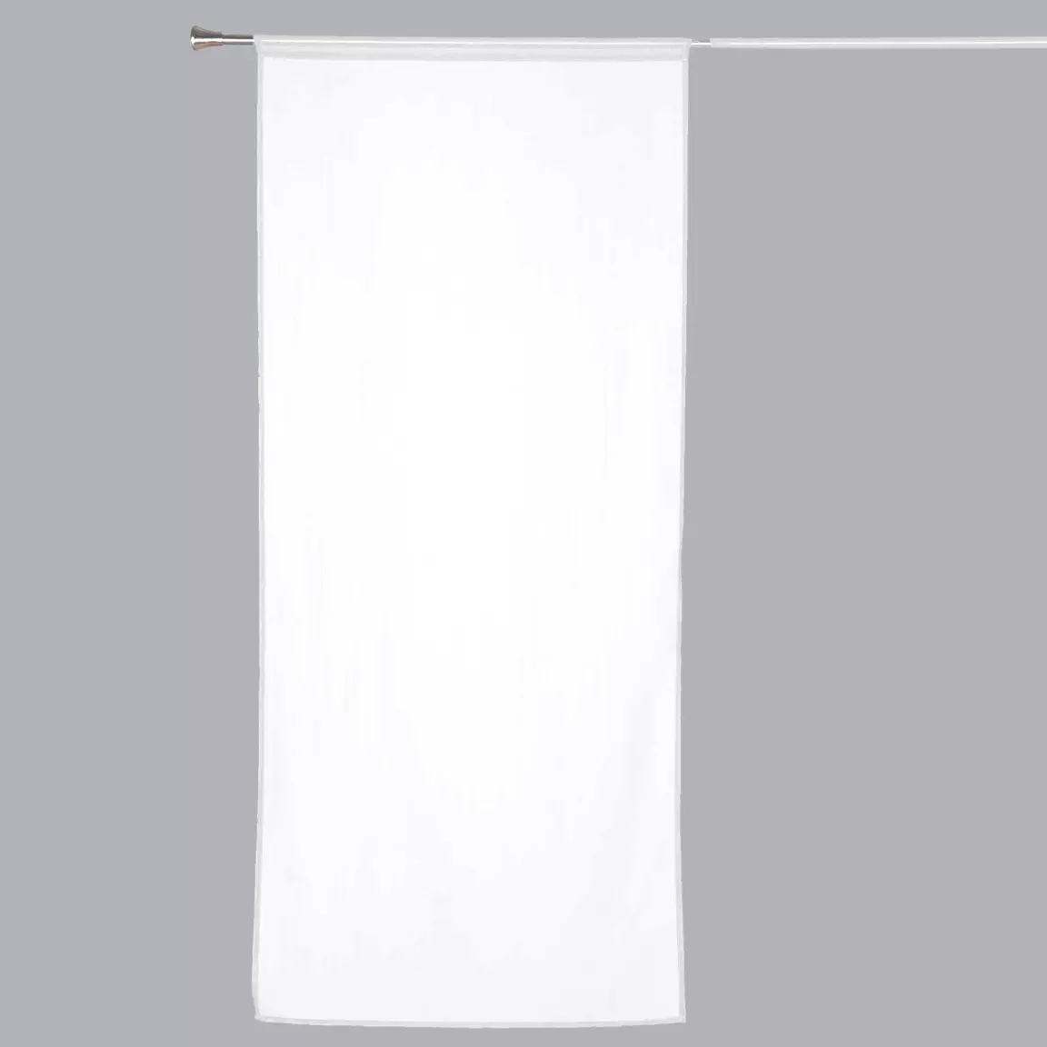 Voilage vitrage (90 x 200 cm) Etamine givrée Blanc