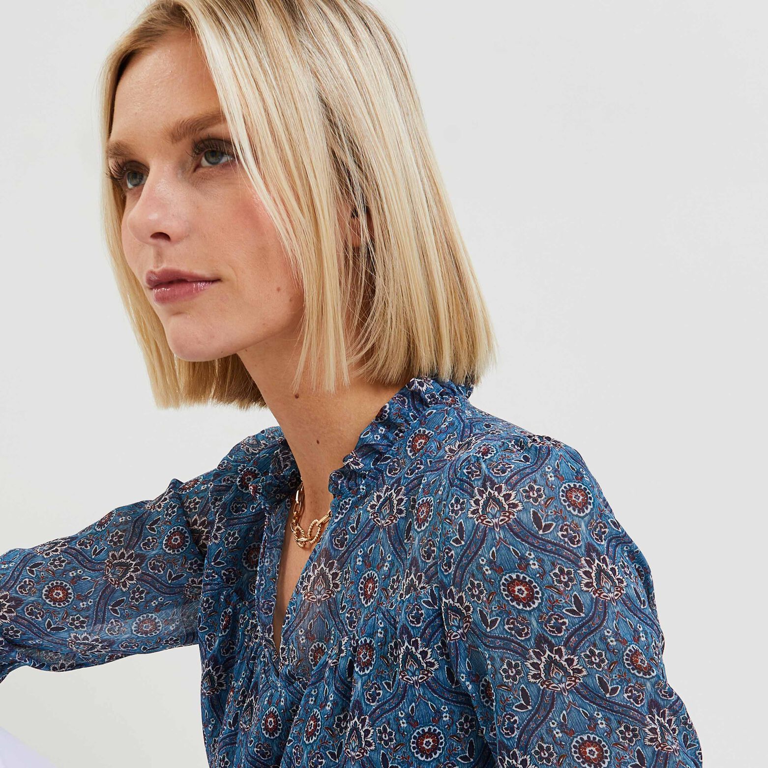 Blouse imprimée femme