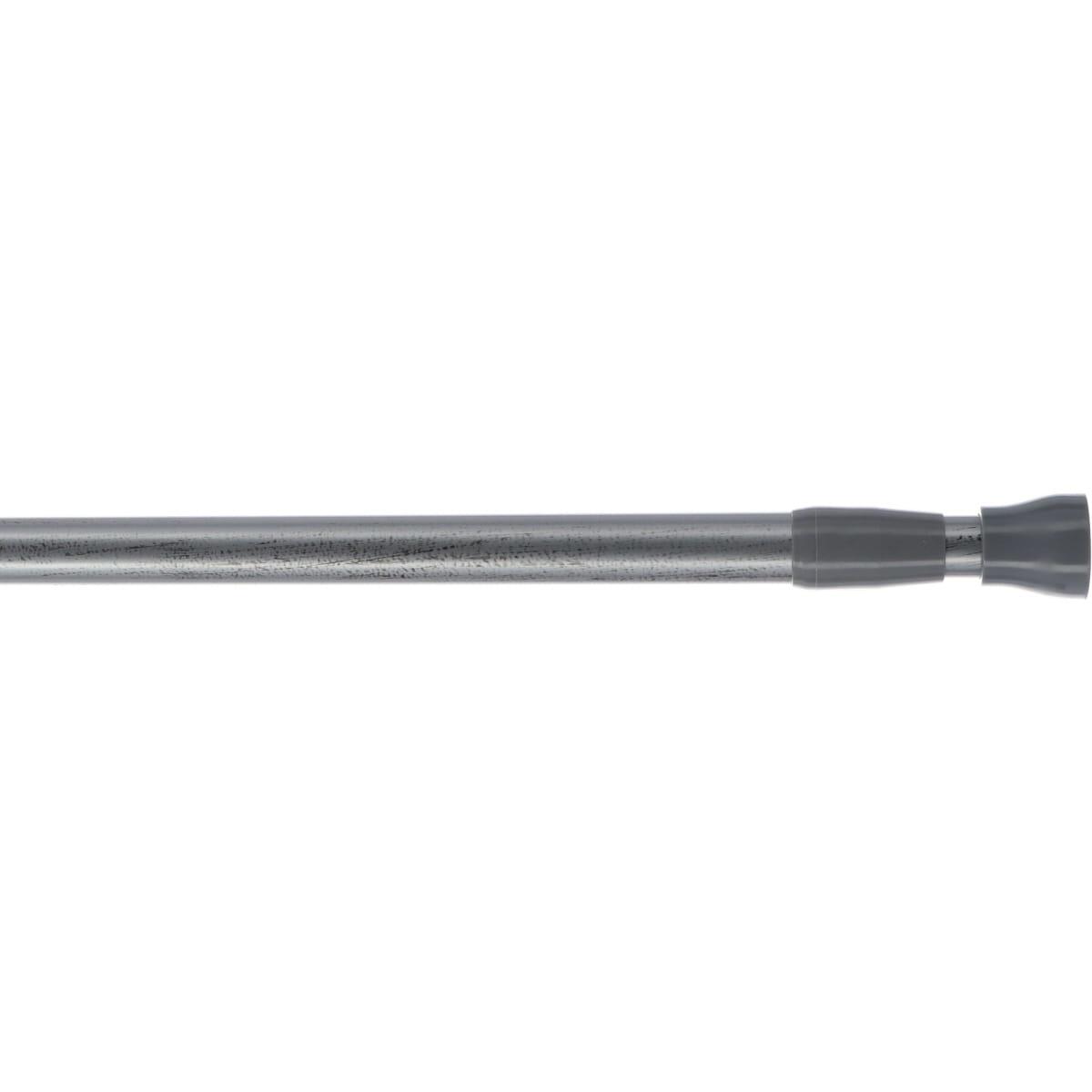 TRINGLE EXTENSIBLE ENTRE MURS D22 135 250CM GRIS NOIR