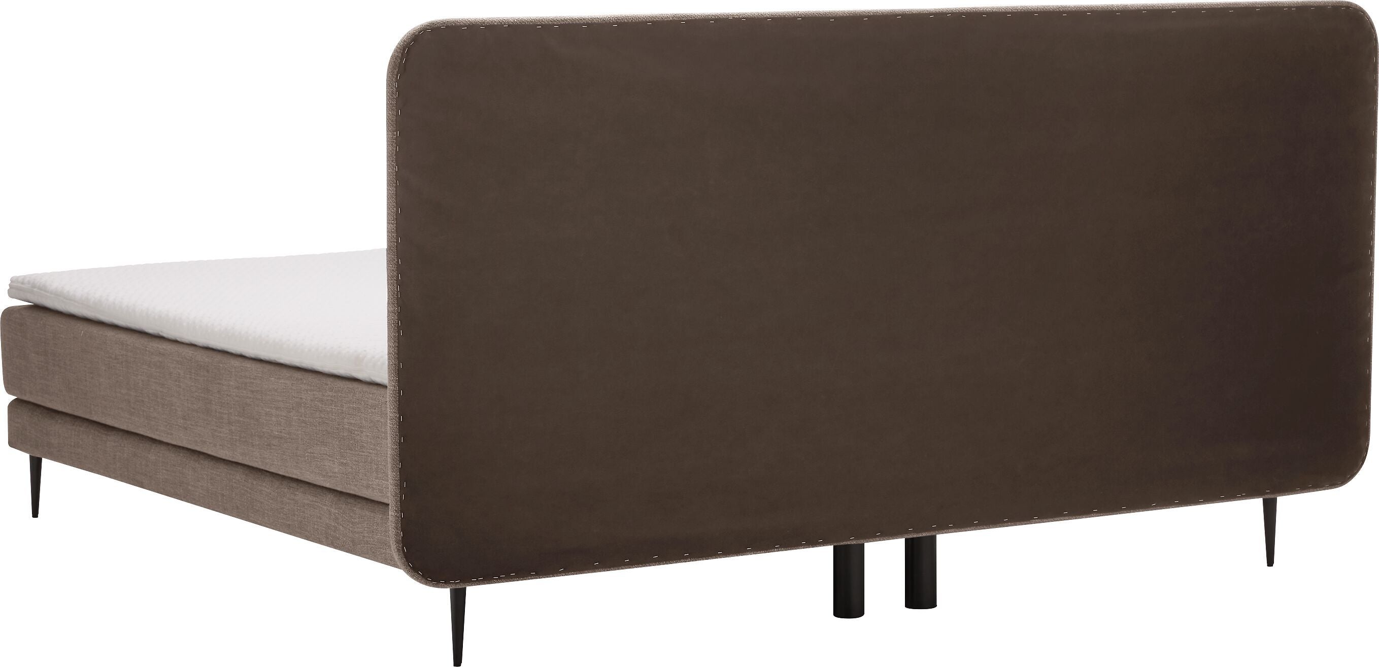 bico GOODNIGHT Boxspringbett - Hellbraun / B: 180.0 cm x T: 200.0 cm
