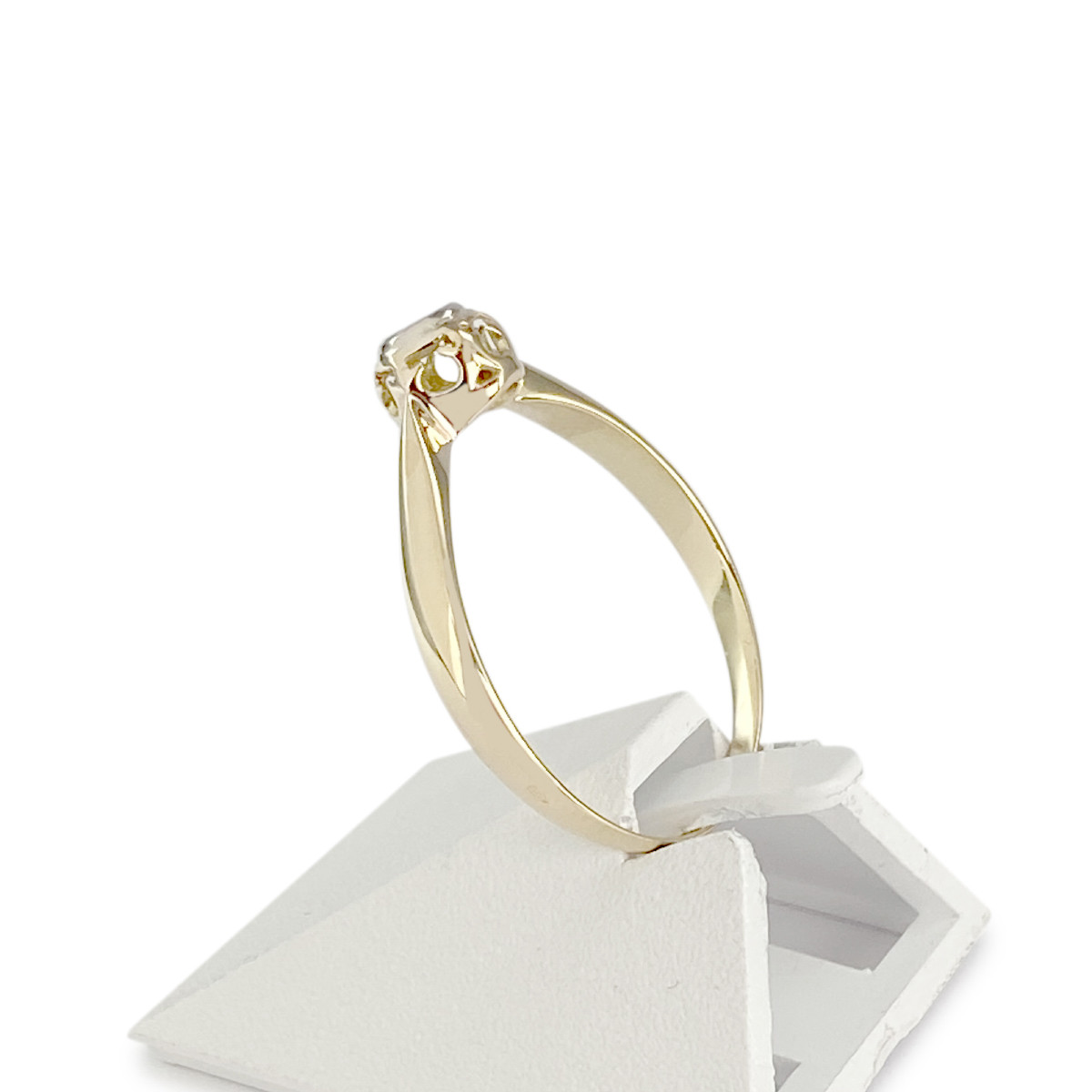 Bague d'occasion or 750 jaune diamant