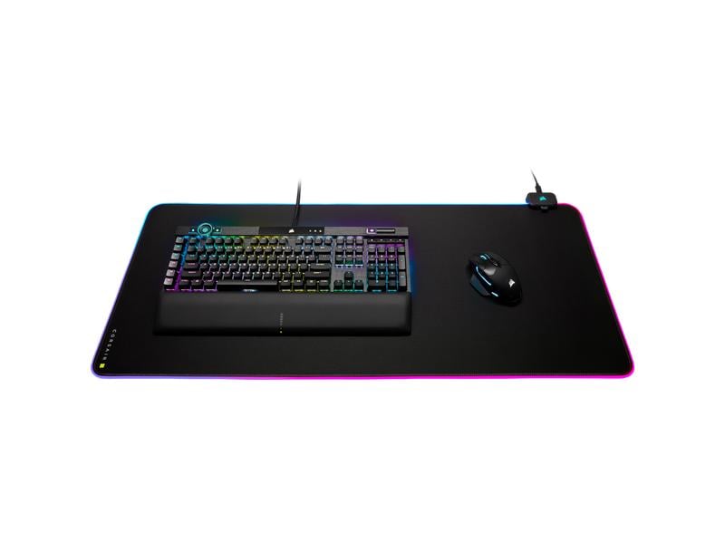 Corsair Gaming-Mausmatte MM700 RGB Extended XL iCUE Schwarz MM700 Extended XL Mausmatte mit RGB-Beleuchtung
