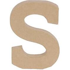 Lettre S kraft 20cm - Kraft