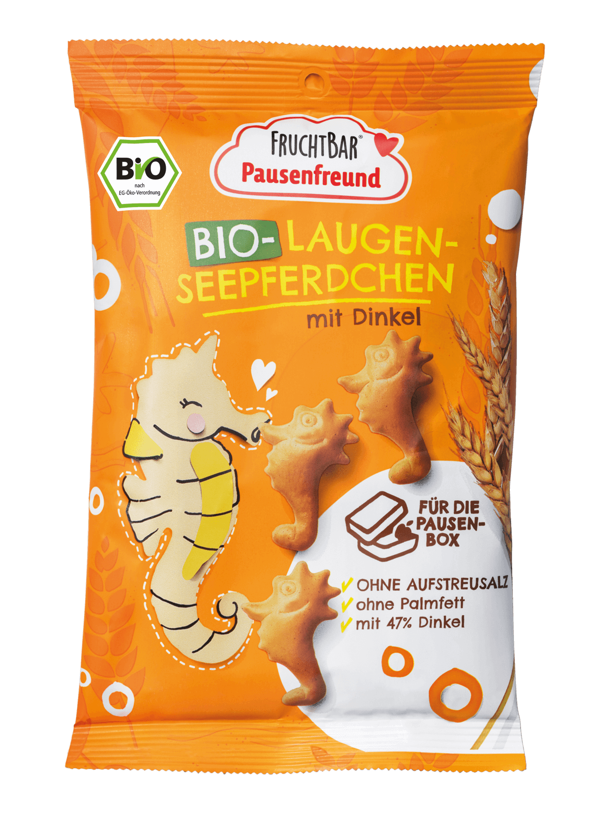 FRUCHTBAR Laugen Seepferdchen Bio mit Dinkel Btl 90 g
