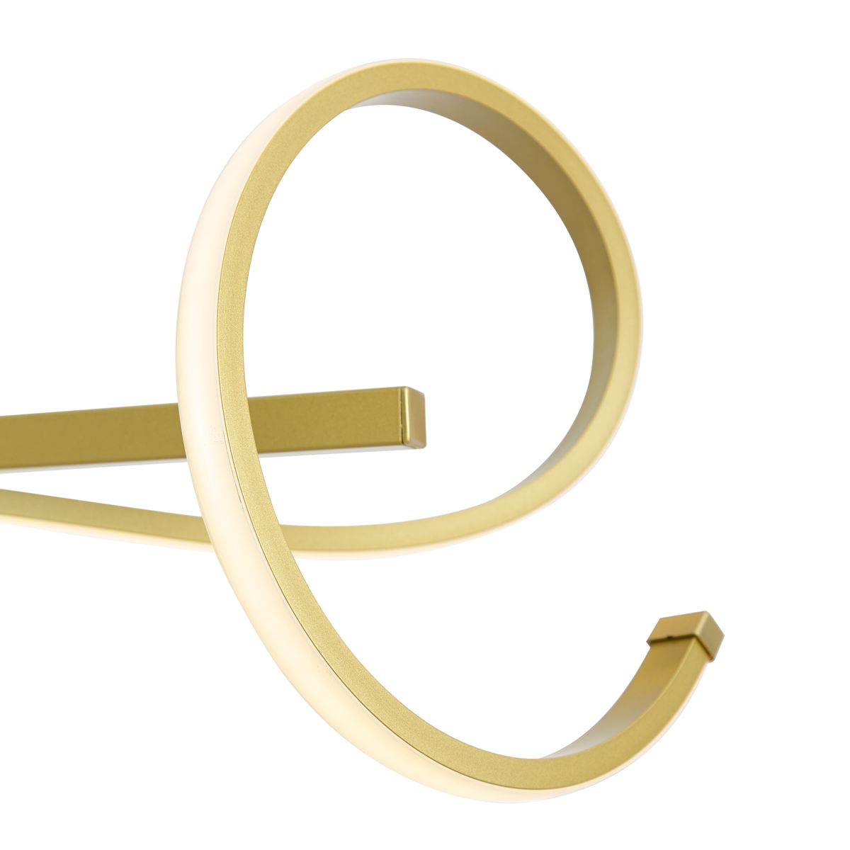 Design hanglamp goud langwerpig 3-staps dimbaar - Krisscross