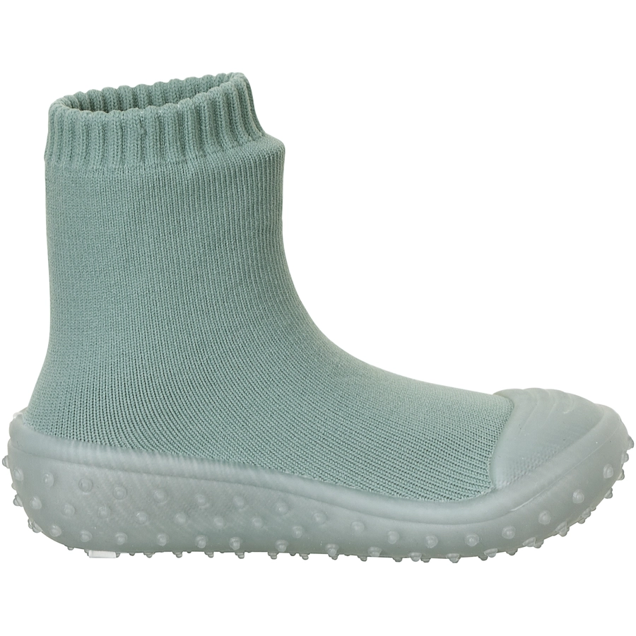 Sterntaler Adventure-Socks Uni steingrün