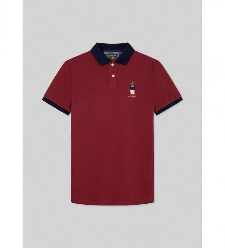Hackett Polo Harry bordô