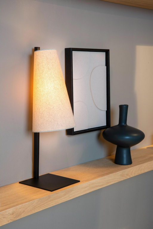 Lucide Gregory tafellamp beige