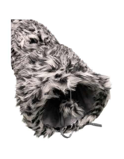 Adori Speeltunnel Mila - Kattenspeelgoed - 26x67 cm Grijs Print