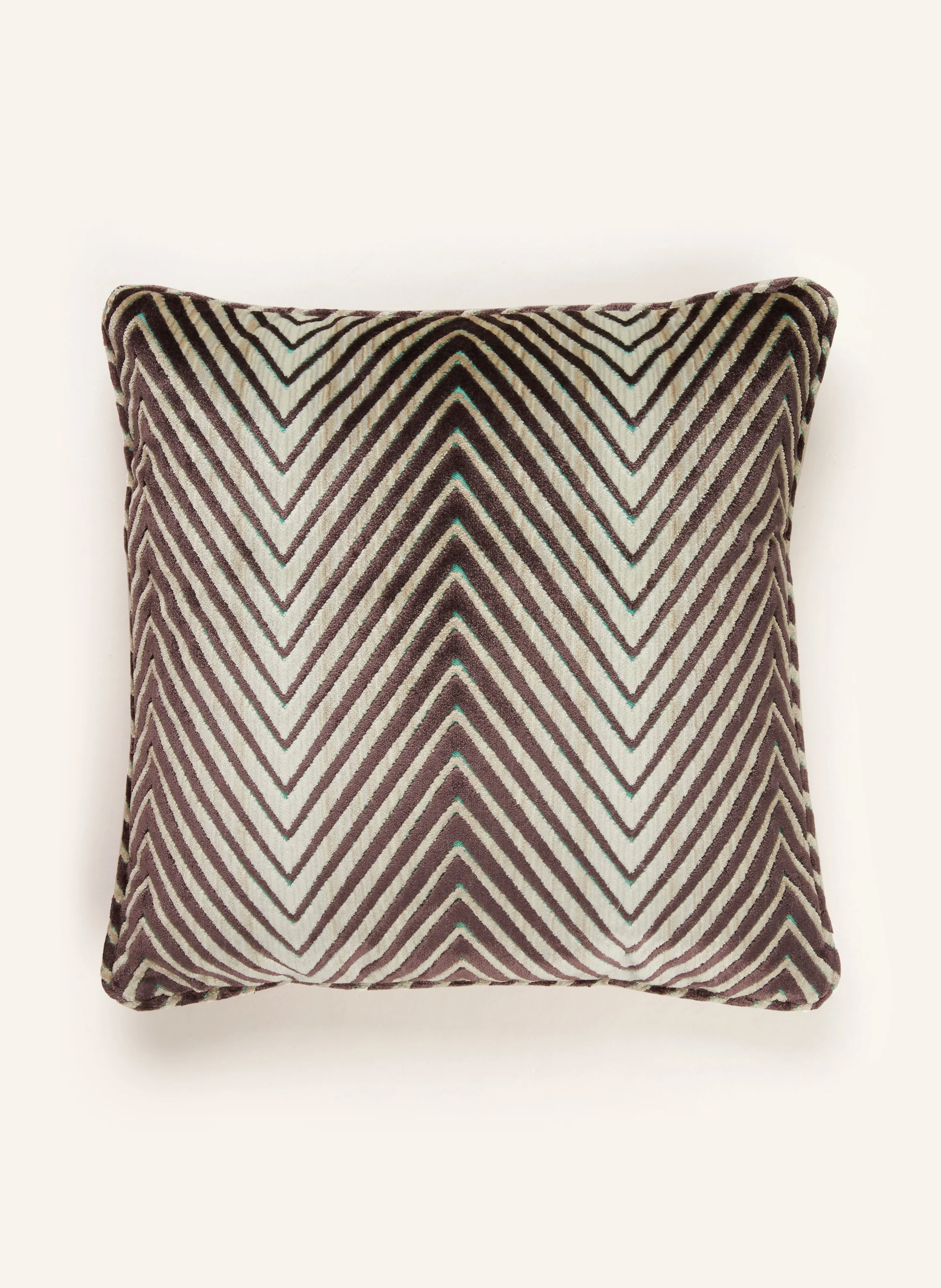 MISSONI Home Dekokissen ZIGGY aus Samt mit Daunenfüllung