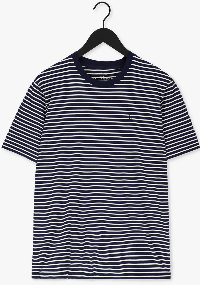 SCOTCH & SODA beige scotch & soda t-shirt crewneck jersey t-shirt