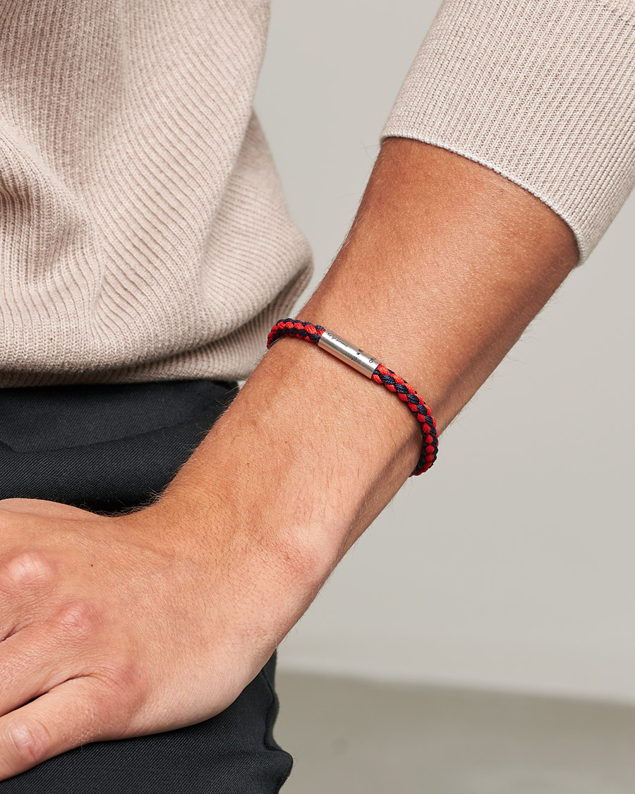 LE GRAMME X Orlebar Brown Nato Bracelet Navy/Red