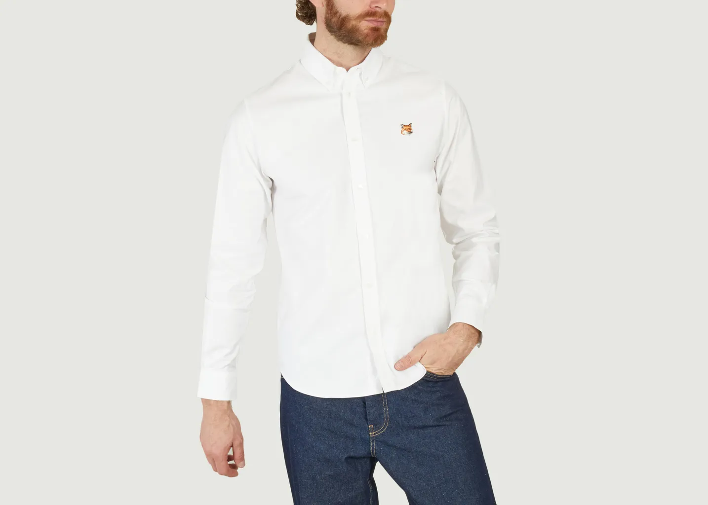 Chemise classique Fox Maison Kitsuné
