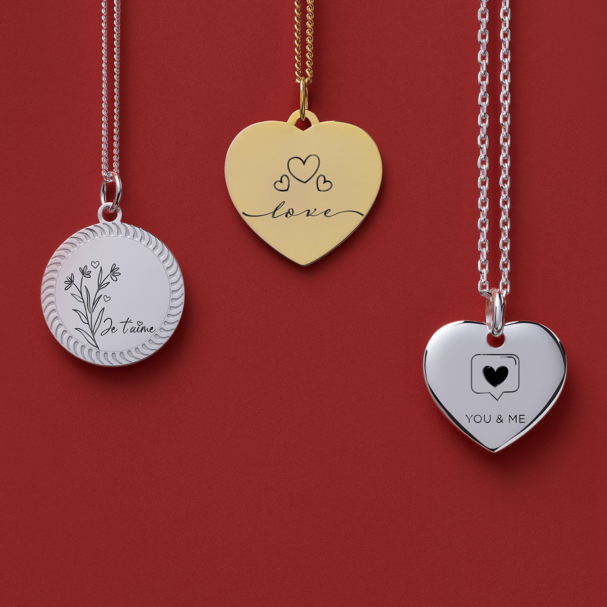 Pendentif argent 925 médaille personnalisable