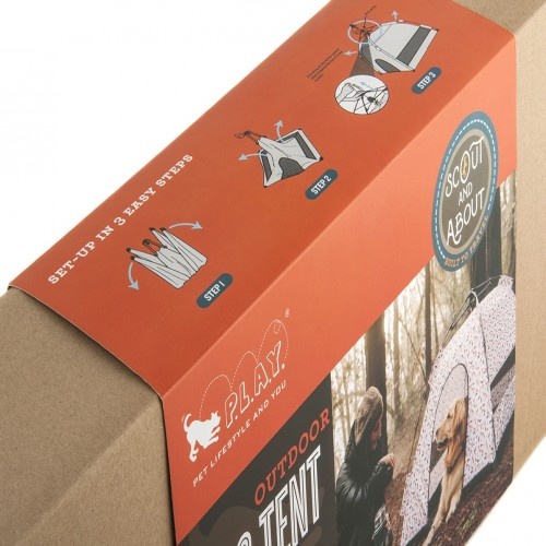 Tenda branca para cães PLAY para uso externo