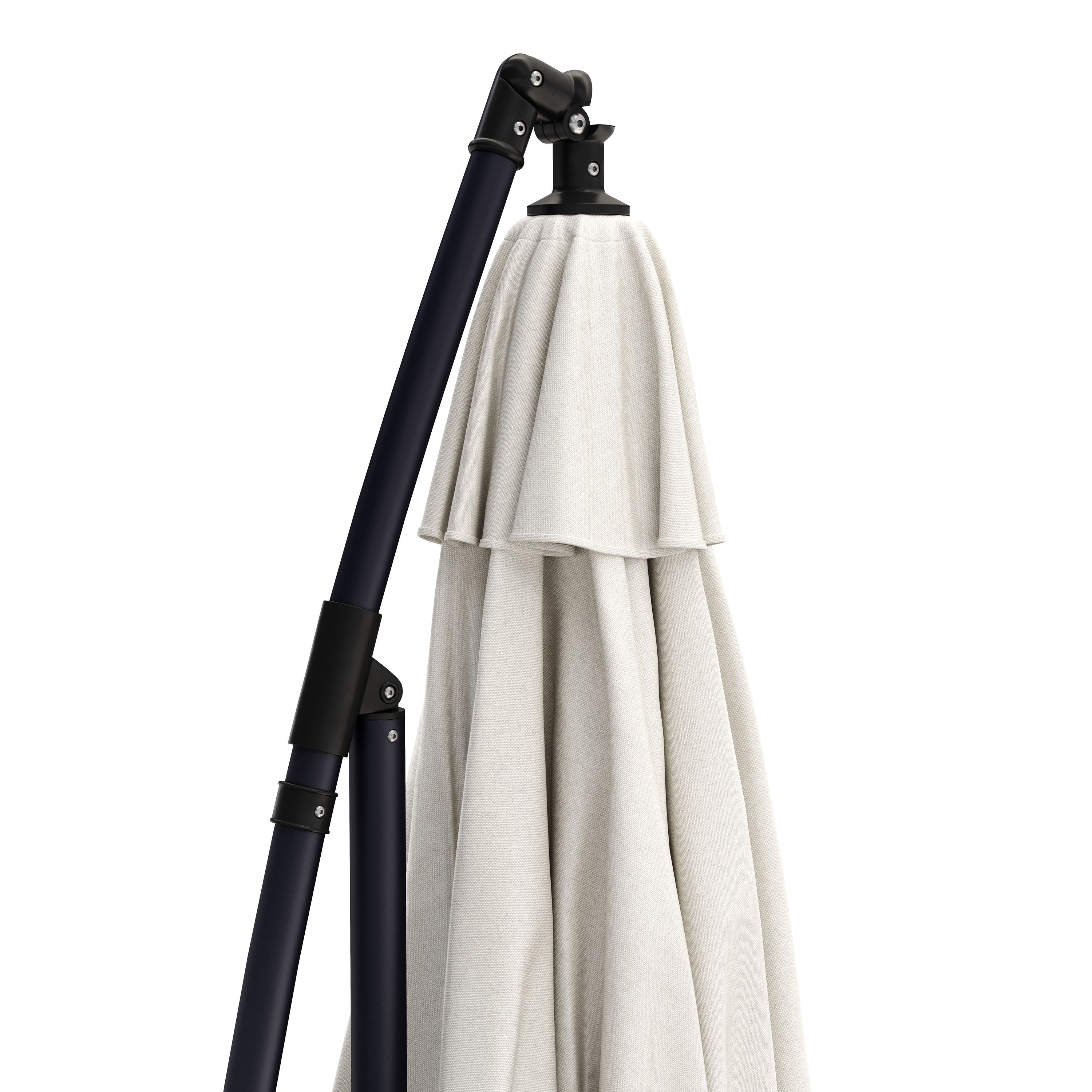 Sonnenschirm Ampelschirm SUN 270 cm weiss
