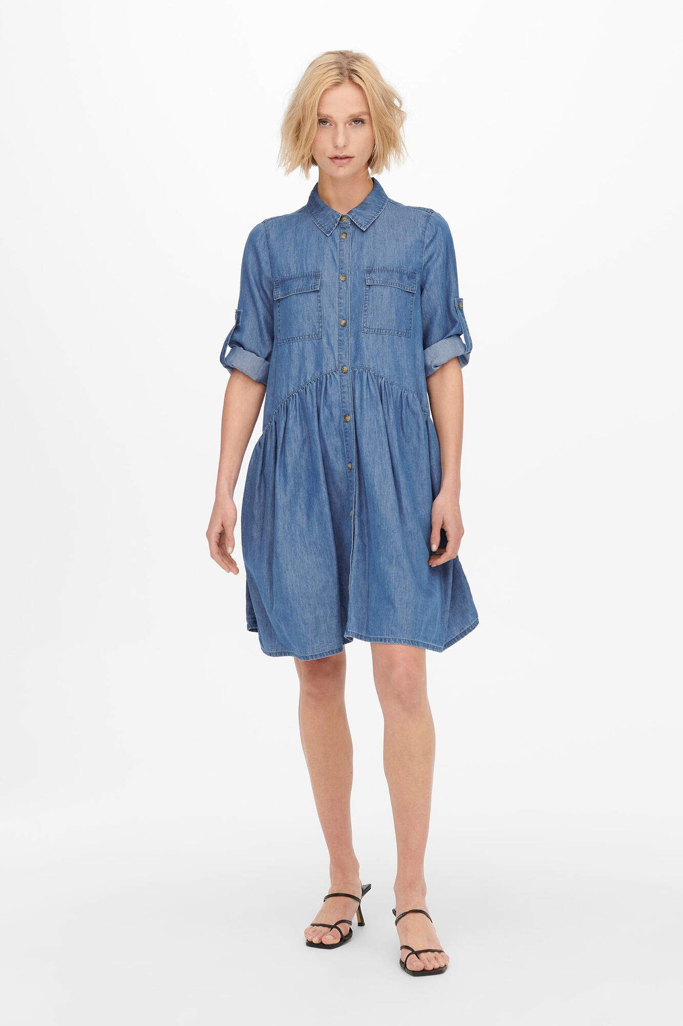 Vestido camisa de liocel