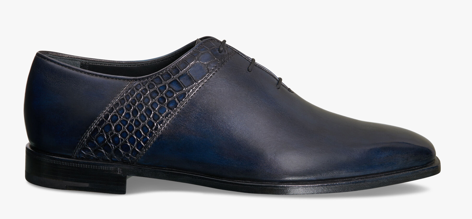 Richelieu Scars Demesure En Cuir de Veau et Alligator