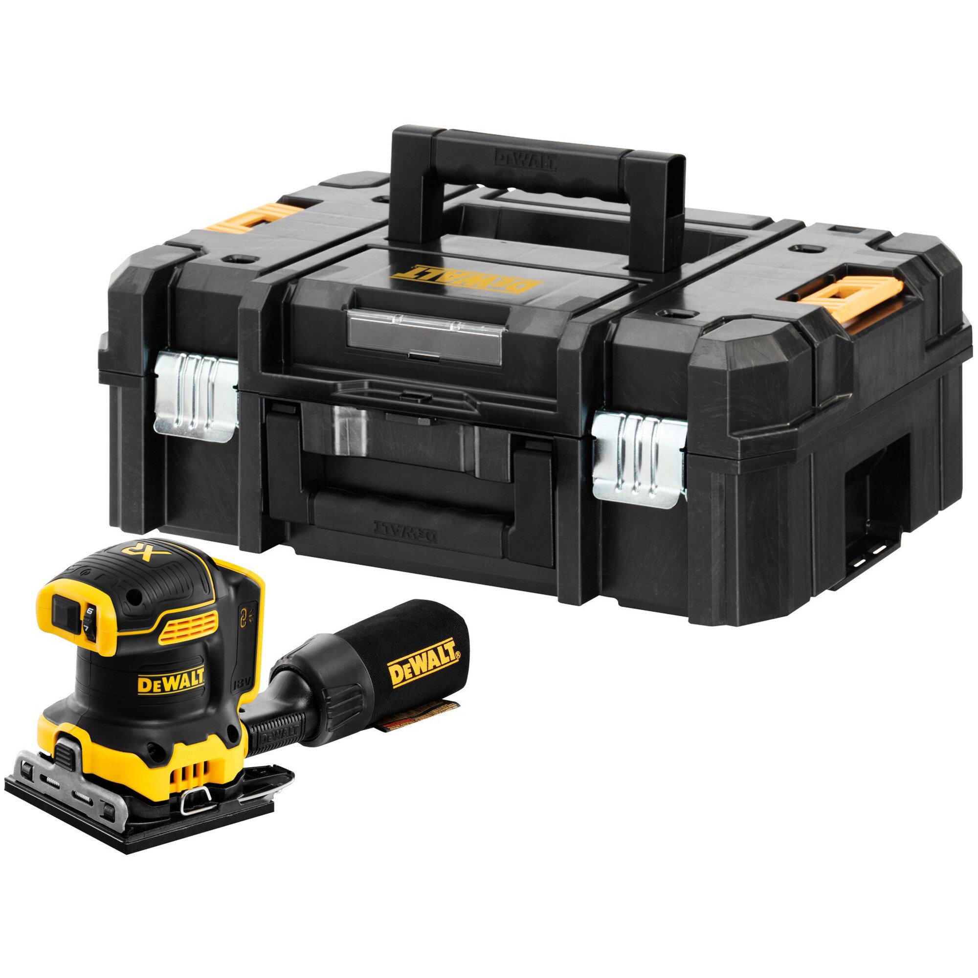 DeWalt Schwingschleifer Akku-Vibrationsschleifer DCW200NT, 18Volt