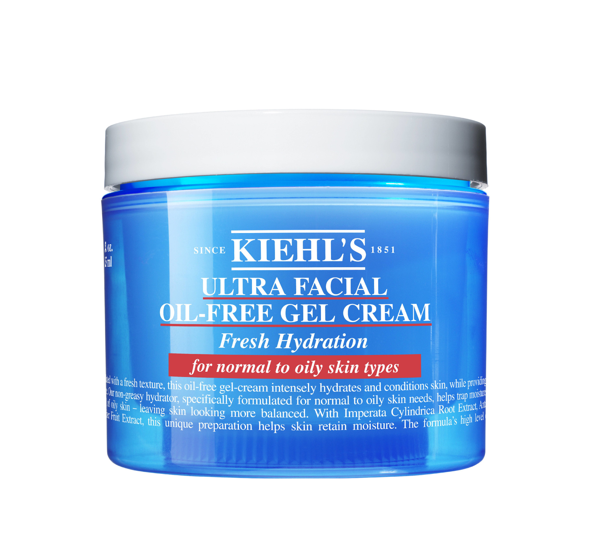 Kiehl's Ultra Facial Gel Cream Gel Creme Oil-Free Glas 50 ml