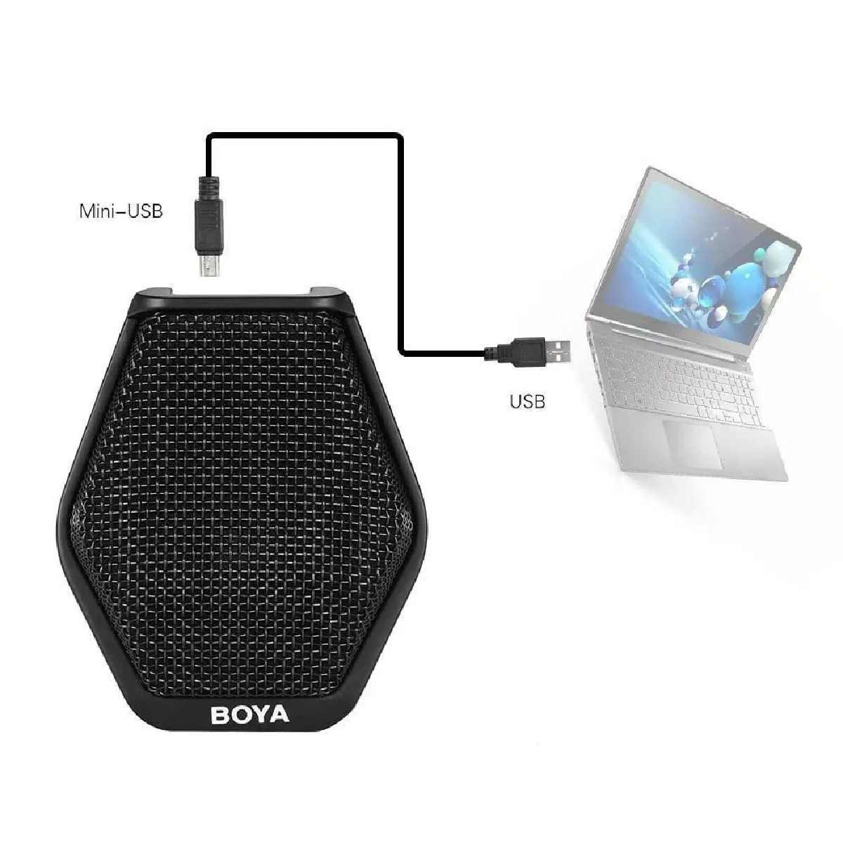 Justgreenbox Microphone de Conférence Supercardioïde